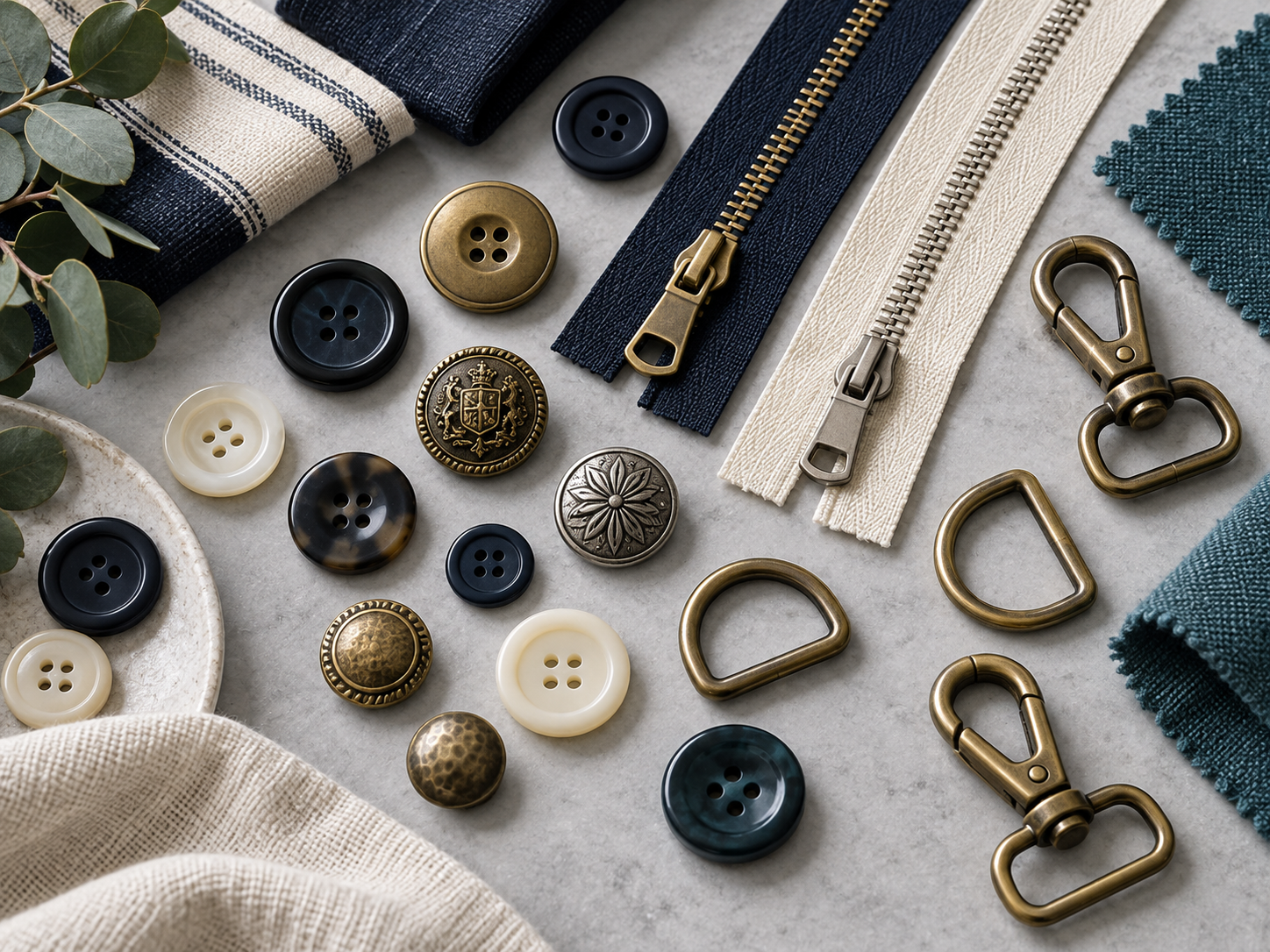 Your collection, in the details — AI-generated illustrative product arrangement